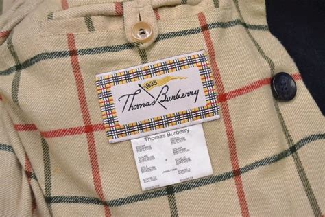 thomas burberry 1835 jacket|burberry logo pre 1990.